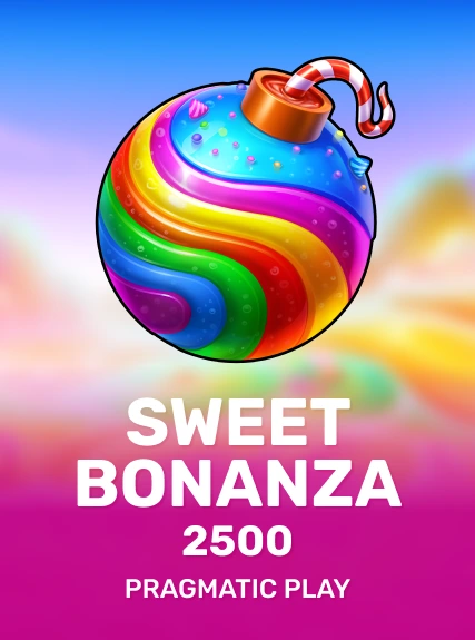Sweet Bonanza 2500 game cover by Pragmatic Play